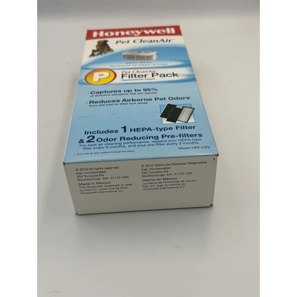 Honeywell Pet CleanAir Filter Pack HRF-CP2 HEPA Replacement Filters New
